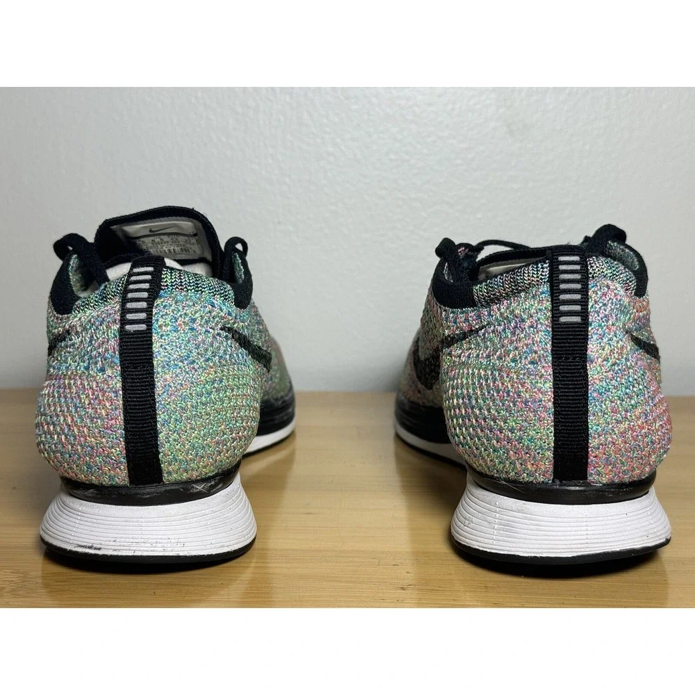 Size 9.5 - Nike Flyknit‎ Racer Multi-Color 2.0 - Men 526628-304